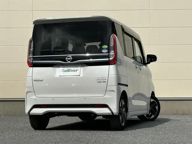 日産 ルークス ハイウェイスター X 茨城県 2020(令2)年 7.9万km ホワイトパール 純正ナビ/フルセグTV/Bluetooth接続/全方位カメラ/両側パワースライド/純正ドアバイザー/DVD再生機能/クリアランスソナー/LEDヘッドライト/純正フロアマット/純正１４インチアルミホイール/スマートキー/プッシュスタート