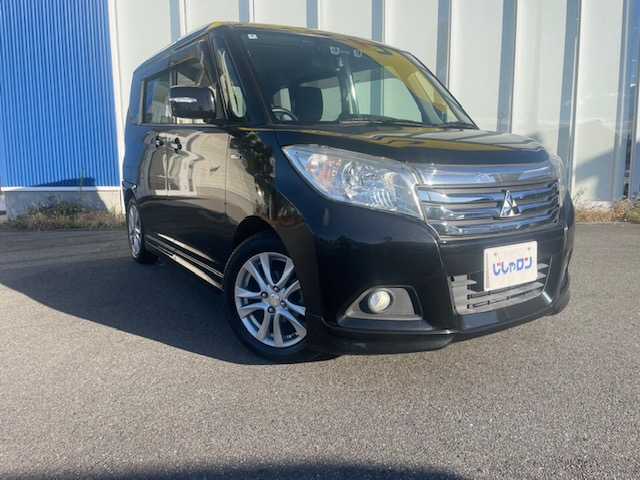 三菱 デリカＤ：２ ハイブリッドMZ 福島県 2016(平28)年 8.4万km スーパーブラックP (株)IDOMが運営する【じしゃロンいわき店】の自社ローン対象車両になります。こちらは現金ご利用時の価格です。自社ローンご希望の方は別途その旨お申付け下さい。//登録時83449km/HID/純正フォグ/純正アルミ15インチ/社外ナビ・TV/　CD/DVD/BT/フルセグ/バックカメラ/両側パワースライドドア/純正フロアマット/ドアバイザー/ドラレコ/スマートキー
