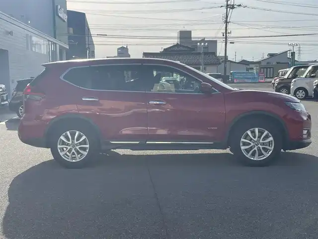 日産 エクストレイル ハイブリッド 20X 山形県 2018(平30)年 8.5万km ガーネットレッド 4WD/衝突被害軽減システム/SDナビ/　　【CD DVD BT フルセグ USB】/バックカメラ/電動リアゲート/LEDオートヘッドライト/純正17インチアルミホイール/ドライブレコーダー/アイドリングストップ/ステアリングスイッチ/電動格納ウィンカーミラー/ミラーヒーター/フォグランプ/スマートキー×2/ETC