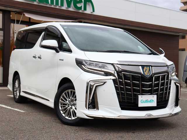 トヨタ アルファードハイブリット S タイプゴールド 道東・釧路十勝 2020(令2)年 5.8万km ホワイトパールクリスタルシャイン ワンオーナー /4WD /モデリスタエアロ /・シグネチャーイルミブレード（モデリスタ） /・フロントグリルカバー(モデリスタ) /純正ディスプレイオーディオ /・TV/BT/TVキャンセラー /バックカメラ/純正フリップダウンモニター /デジタルインナーミラー /両側パワースライドドア  / ToyotaSafetyS e n s e /・プリクラッシュセーフティ /・レーンキープア シ ス ト/・アダプティブハイビーム/・オートマチックハイビーム/・ロードサインアシスト/・クルーズコントロール/・先行車発進お知らせ/ブレーキホールド/クリアランスソナー/ブラインドスポットモニター/社外ドラレコ（前後）/ETC2.0