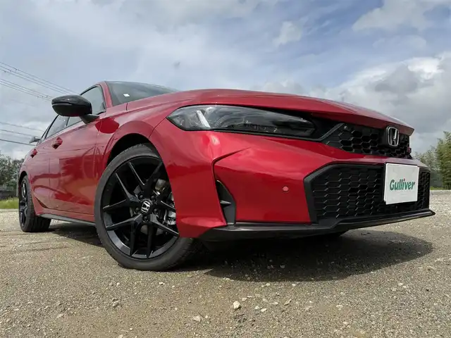 ホンダ シビック RS 兵庫県 2025(令7)年 0.1万km未満 プレミアムクリスタルレッドM ＢＯＳＥプレミアムサウンドシステム/ＲＳ専用サスペンション/ＬＥＤアダプティブコーナーリングライト/純正９インチディスプレイオーディオ/フルセグＴＶ/バックモニター/アダプティブドライビングビーム/ETC2.0