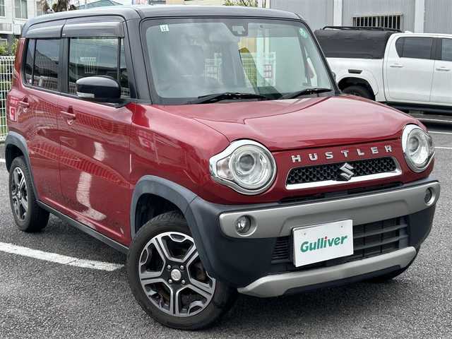 スズキ ハスラー X ターボ 静岡県 2014(平26)年 5.4万km フェニックスレッドパール/ブルーイッシュブラックパール ユーザー買取車両/純正SDナビ（AM/FM/BT/地デジTV）/純正LEDライト/純正15インチAW/アイドリングストップ/バックカメラ/ETC/エンジンスタートボタン/スマートキー/スペアキー×1/ベンチシート/シートヒーター/衝突被害軽減システム/純正フロアマット/横滑り防止装置
