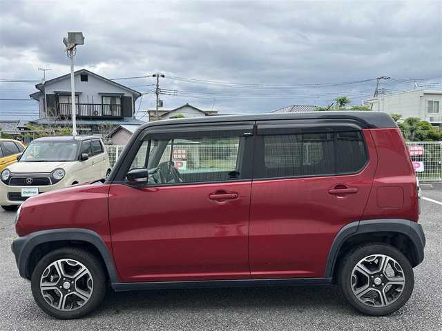 スズキ ハスラー X ターボ 静岡県 2014(平26)年 5.4万km フェニックスレッドパール/ブルーイッシュブラックパール ユーザー買取車両/純正SDナビ（AM/FM/BT/地デジTV）/純正LEDライト/純正15インチAW/アイドリングストップ/バックカメラ/ETC/エンジンスタートボタン/スマートキー/スペアキー×1/ベンチシート/シートヒーター/衝突被害軽減システム/純正フロアマット/横滑り防止装置