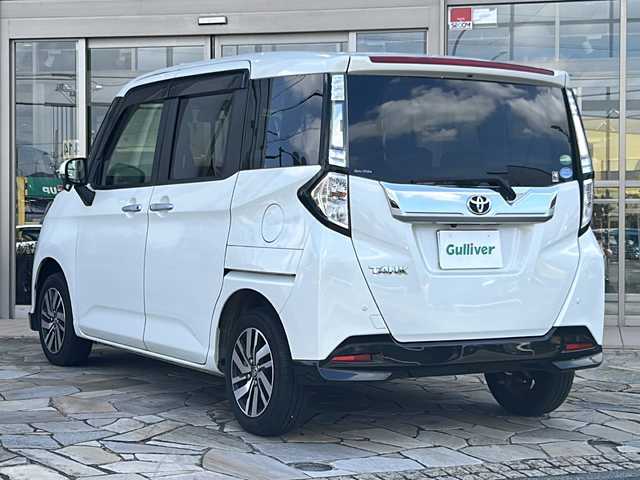 トヨタ タンク カスタムG S 静岡県 2018(平30)年 6.8万km パールホワイトⅢ 純正９インチナビ/バックカメラ/フルセグTV/BT/DVD/クルーズコントロール/両側パワースライドドア/純正LEDヘッドライト/ETC/ドライブレコーダー/アイドリングストップ/スマートキー/プッシュスタートエンジン/横滑り防止装置/オートライト