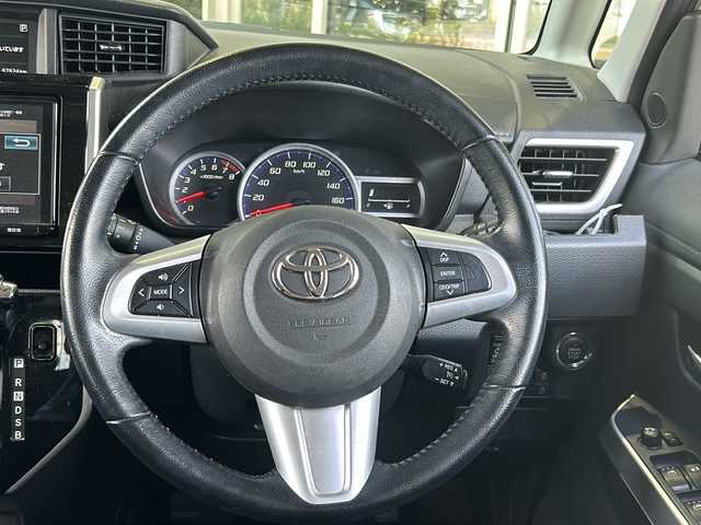 トヨタ タンク カスタムG S 静岡県 2018(平30)年 6.8万km パールホワイトⅢ 純正９インチナビ/バックカメラ/フルセグTV/BT/DVD/クルーズコントロール/両側パワースライドドア/純正LEDヘッドライト/ETC/ドライブレコーダー/アイドリングストップ/スマートキー/プッシュスタートエンジン/横滑り防止装置/オートライト