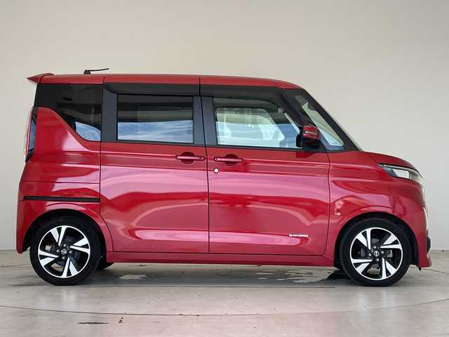 日産 ルークス HWS Gターボ プロパイロットED 愛知県 2020(令2)年 4.1万km スパークリングレッドM エマージェンシーブレーキ/プロパイロット/両側パワースライドドア/アイドリングストップ/ハンズフリースライドドア/オートホールド/LEDヘッドライト/プラズマクラスター/スマートキー/プッシュスタート