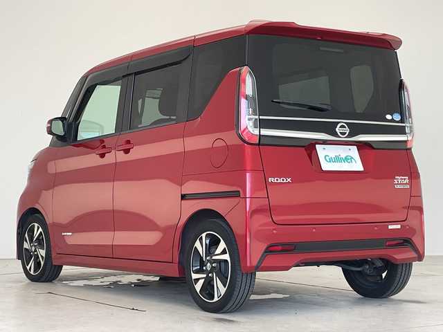 日産 ルークス HWS Gターボ プロパイロットED 愛知県 2020(令2)年 4.1万km スパークリングレッドM エマージェンシーブレーキ/プロパイロット/両側パワースライドドア/アイドリングストップ/ハンズフリースライドドア/オートホールド/LEDヘッドライト/プラズマクラスター/スマートキー/プッシュスタート
