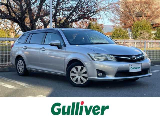 トヨタ カローラ フィールダー 1．5G 静岡県 2012(平24)年 13.4万km シルバーM 1オーナー　/純正ナビ（NSCP-W62）/ワンセグTV　/Bカメラ　/リアセンサー　/ステアリングリモコン　/前方ドラレコ（DRT-H61A）/社外GPSレーダー　/ビルトインETC　/ウィンカーミラー　/デンカク/ヘッドライトレベライザー/フォグランプ/スマートキー/スペアキー/保証書/取説　