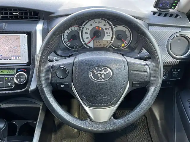 トヨタ カローラ フィールダー 1．5G 静岡県 2012(平24)年 13.4万km シルバーM 1オーナー　/純正ナビ（NSCP-W62）/ワンセグTV　/Bカメラ　/リアセンサー　/ステアリングリモコン　/前方ドラレコ（DRT-H61A）/社外GPSレーダー　/ビルトインETC　/ウィンカーミラー　/デンカク/ヘッドライトレベライザー/フォグランプ/スマートキー/スペアキー/保証書/取説　