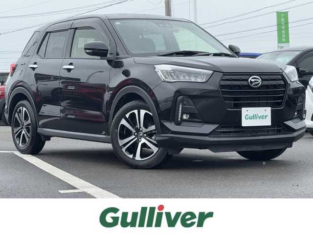 ダイハツ ロッキー プレミアム 徳島県 2021(令3)年 1.9万km ブラックマイカメタリック 純正SDナビ　NSZN-W71D/　フルセグTV/DISC/SD/Bluetooth/iPod/FM/AM/ドライブレコーダー/ビルトインETC/ハーフレザーシート/バックカメラ/クリアランスソナー/ブラインドスポットモニター/純正17インチアルミホイール/追従式クルーズコントロール/アイドリングストップ/シートヒーター/コーナーセンサー/LEDヘッドライト/プッシュスタート/スマートキー/純正フロアマット/純正ドアバイザー/フォグライト/取扱説明書/新車時保証書