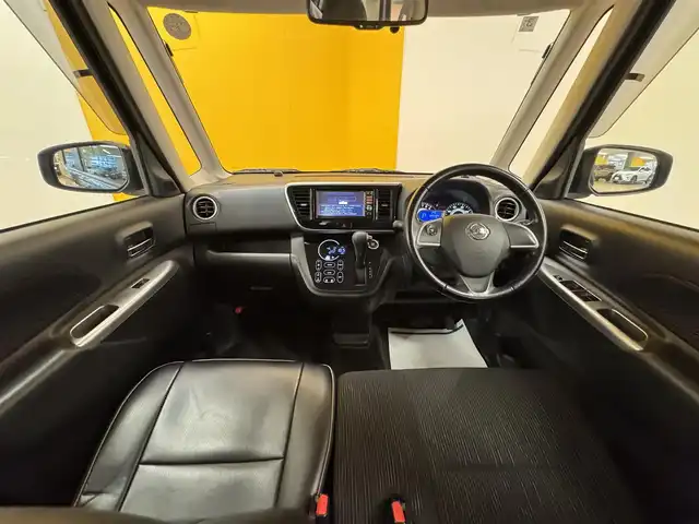 日産 デイズ ルークス ハイウェイスターターボ 群馬県 2014(平26)年 6.6万km プレミアムパープルP 純正7インチナビ/・フルセグTV/・Bluetooth/・DVD/CD/SD/・FM/AM/アラウンドビューモニター/両側パワースライドドア/ターボ/革巻きステアリング/ステアリングスイッチ/プッシュスタート/スマートキー/HIDヘッドライト/オートライト/フォグランプ/純正15インチAW/純正フロアマット/純正ドアバイザー/ETC/電動格納ウィンカーミラー/横滑り防止機能