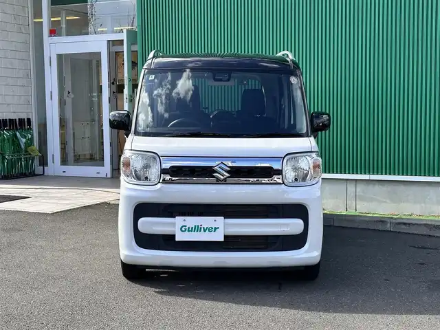 スズキ スペーシア HYBRID X 宮城県 2020(令2)年 3.6万km ピュアホワイトパール/ブラック2トーン スズキセーフティサポート/・デュアルカメラブレーキサポート/・誤発進抑制機能/・車線逸脱警報機能/・ふらつき警報機能/・先行車発進お知らせ機能/・ハイビームアシスト/・後退時ブレーキサポート/・後方誤発進抑制機能/・リアパーキングセンサー/社外ナビ/・CD/DVD/・Bluetooth/・フルセグTV/バックカメラ/ETC/両側パワースライド/革巻きステアリング/ステアリングスイッチ/オートライト/プッシュスタート＆スペアキー/アイドリングストップ/電動格納ミラー/社外14インチAW/ルーフレール/純正フロアマット/ドアバイザー/W/サイド/カーテンエアバッグ/取扱説明書/保証書
