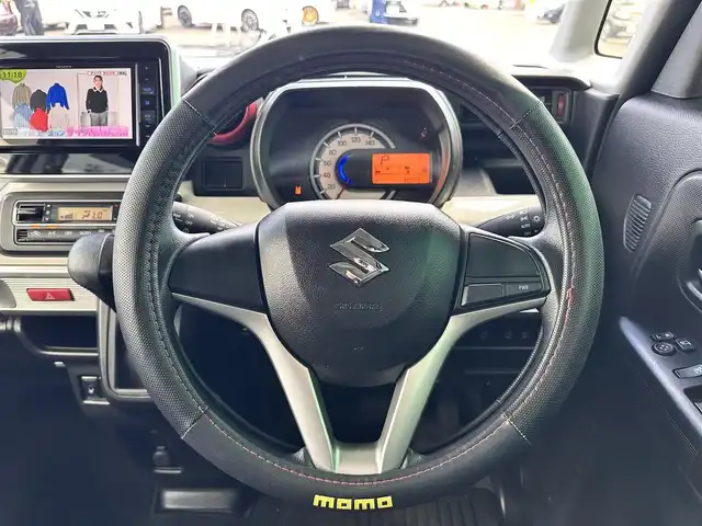 スズキ スペーシア HYBRID X 宮城県 2020(令2)年 3.6万km ピュアホワイトパール/ブラック2トーン スズキセーフティサポート/・デュアルカメラブレーキサポート/・誤発進抑制機能/・車線逸脱警報機能/・ふらつき警報機能/・先行車発進お知らせ機能/・ハイビームアシスト/・後退時ブレーキサポート/・後方誤発進抑制機能/・リアパーキングセンサー/社外ナビ/・CD/DVD/・Bluetooth/・フルセグTV/バックカメラ/ETC/両側パワースライド/革巻きステアリング/ステアリングスイッチ/オートライト/プッシュスタート＆スペアキー/アイドリングストップ/電動格納ミラー/社外14インチAW/ルーフレール/純正フロアマット/ドアバイザー/W/サイド/カーテンエアバッグ/取扱説明書/保証書