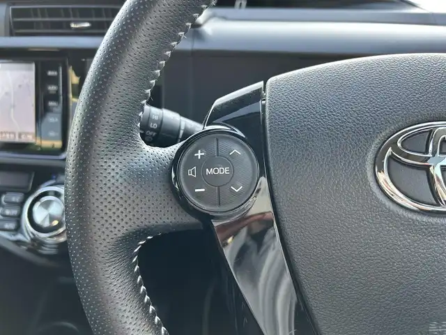 トヨタ アクア G G’s 島根県 2015(平27)年 3.8万km スーパーレッドⅤ 純正ナビ/（Ｂｌｕｅｔｏｏｔｈ/フルセグテレビ/CD/DVD)/バックカメラ/クルーズコントロール/前席シートヒーター/17インチＧ＇ｓアルミホイール/ナノイー/純正LEDヘッドライト/ＬＥＤＢＥＡＭスイッチ/Ｇ＇ｓフロアマット/横滑り防止装置/EV/エコドライブモード