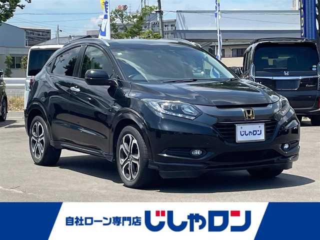 ホンダ ヴェゼル ハイブリッド Z 宮城県 2014(平26)年 12.5万km クリスタルブラックパール (株)IDOMが運営する【じしゃロン仙台店】の自社ローン専用車両になりますこちらは現金またはオートローンご利用時の価格です。自社ローンご希望の方は別途その旨お申付け下さい/ハーフレザーシート/シートヒーター/SDナビ/フルセグ/Bluetooth/CD/DVD/バックカメラ/クルコン/ETC/LEDヘッドライト/ルーフレール