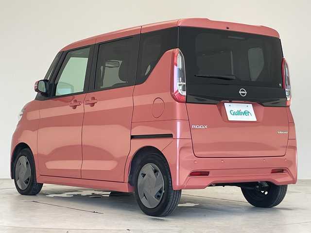 日産 ルークス X 愛知県 2023(令5)年 0.4万km ブロッサムピンク 純正9型ナビ/全方位カメラ/エマージェンシーブレーキ/両側パワースライドドア/ハンズフリースライドドア/コーナーセンサー/ドライブレコーダー/フルセグ/LEDヘッドライト/スマートキー/プッシュスタート
