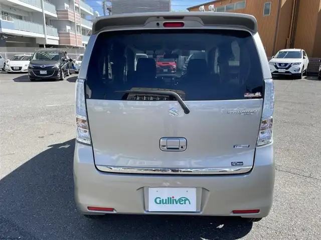 スズキ ワゴンＲ スティングレー X 静岡県 2014(平26)年 4.4万km スチールシルバーM 純正メーカーナビ/ワンセグTV/USB/Bluetooth/バックカメラ/純正エアロ/純正14インチアルミホイール/レーダーブレーキサポート/右前シートヒーター/ドライブレコーダー/ETC/HIDヘッドライト/スマートキー2個/プッシュスタート/新車時保証書/取扱説明書