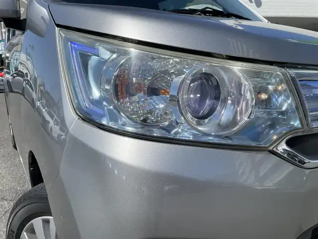 スズキ ワゴンＲ スティングレー X 静岡県 2014(平26)年 4.4万km スチールシルバーM 純正メーカーナビ/ワンセグTV/USB/Bluetooth/バックカメラ/純正エアロ/純正14インチアルミホイール/レーダーブレーキサポート/右前シートヒーター/ドライブレコーダー/ETC/HIDヘッドライト/スマートキー2個/プッシュスタート/新車時保証書/取扱説明書