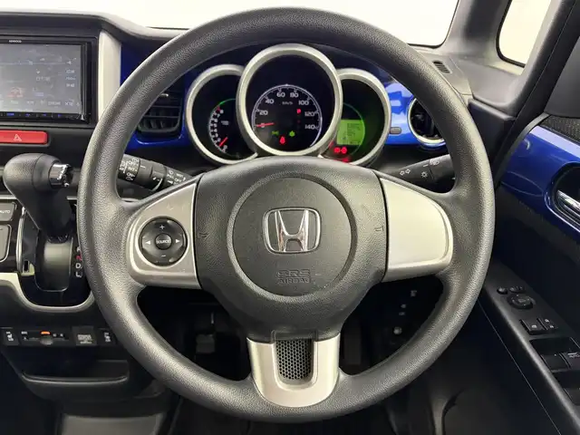 ホンダ Ｎ ＢＯＸ G SSパッケージ 愛知県 2017(平29)年 3.3万km 青 両側パワースライドドア/シートヒーター/ETC/オートエアコン/8インチメモリナビ（型式：MDV-D404BT）/ワンセグTV/DVD/SD/AM/FM/Bluetooth/アイドリングストップ/ベンチシート/チップアップシート/純正フロアマット/純正14インチアルミホイール