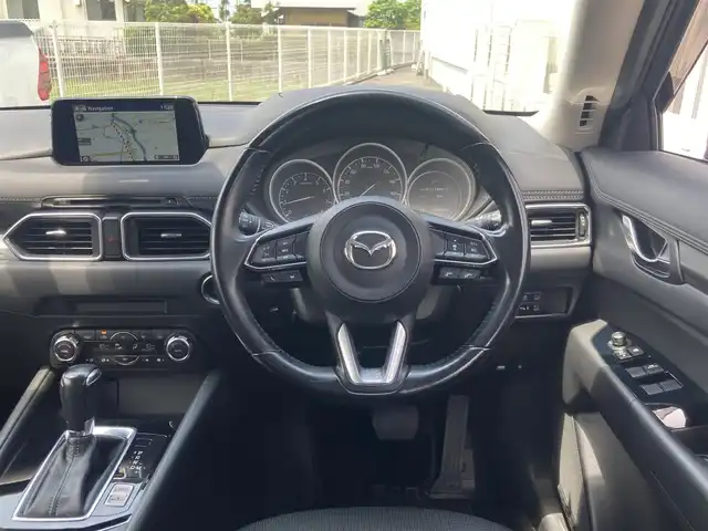 マツダ ＣＸ－５ 20S プロアクティブ 岡山県 2018(平30)年 10.5万km ディープクリスタルブルーマイカ マツダコネクトナビ/フルセグTV、CD、DVD、Bluetooth、AM、FM/全方位カメラ/レーダークルーズコントロール/横滑り防止装置/ビルトインETC/前方ドライブレコーダー/交通標識認識システム/車間認知支援システム/SBS/SCBS/BSM/レーンキープアシスト/ドライバーアテンションアラート/パーキングセンサー/アイドリングストップ/LEDヘッドライト/オートライト/ウィンカーミラー/純正アルミホイール/スマートキー/フロアマット/ドアバイザー/取扱説明書/保証書