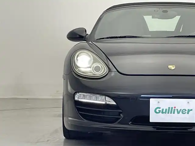 ポルシェ ボクスター S 滋賀県 2011(平23)年 7.2万km 黒 純正７インチナビ/Bluetooth/CD/DVD/フルセグ/バックカメラ/ドラレコ（前後）/MTモード付AT/オープンカー（ソフトトップ）/左ハンドル/純正AW/ハーフレザー/シートヒーター（D/N）