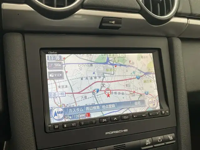 ポルシェ ボクスター S 滋賀県 2011(平23)年 7.2万km 黒 純正７インチナビ/Bluetooth/CD/DVD/フルセグ/バックカメラ/ドラレコ（前後）/MTモード付AT/オープンカー（ソフトトップ）/左ハンドル/純正AW/ハーフレザー/シートヒーター（D/N）