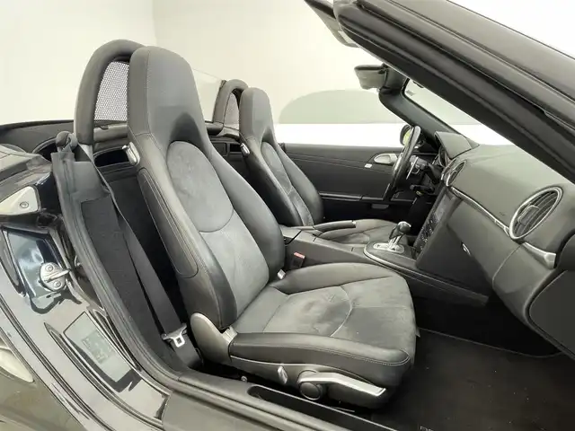 ポルシェ ボクスター S 滋賀県 2011(平23)年 7.2万km 黒 純正７インチナビ/Bluetooth/CD/DVD/フルセグ/バックカメラ/ドラレコ（前後）/MTモード付AT/オープンカー（ソフトトップ）/左ハンドル/純正AW/ハーフレザー/シートヒーター（D/N）