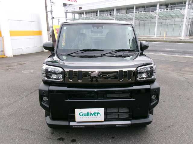 ダイハツ タフト G ダーククロムベンチャー 群馬県 2024(令6)年 0.1万km未満 ブラックマイカメタリック 特別仕様車/スマートアシスト/ガラスルーフ/チルトステアリング/ナビ装着用アップグレードパック/ウェルカムドアロック解除