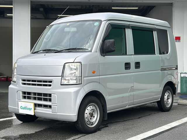 スズキ エブリイ PA 京都府 2007(平19)年 14.7万km シルキーシルバーメタリック 両側スライドドア/パワステ/Wエアバッグ