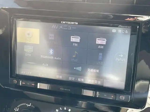 スズキ ジムニー ランドベンチャー 道央・札幌 2017(平29)年 5.7万km ブルーイッシュブラックパール3 4WD/社外メモリナビ（NVIC-RZ800)/【CD/DVD/フルセグTV/Bluetooth】/電動格納ミラー/D席シートヒーター/レザーシート/フォグライト/ステアリングスイッチ/ヘッドライトレベライザー/革巻ステアリング