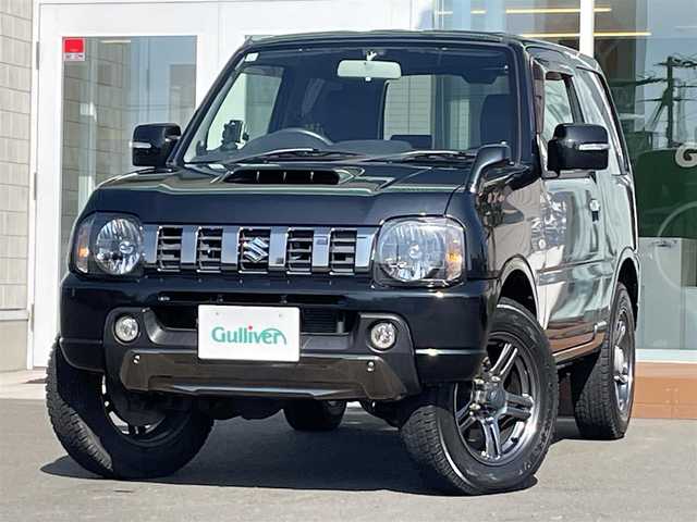 スズキ ジムニー ランドベンチャー 道央・札幌 2017(平29)年 5.7万km ブルーイッシュブラックパール3 4WD/社外メモリナビ（NVIC-RZ800)/【CD/DVD/フルセグTV/Bluetooth】/電動格納ミラー/D席シートヒーター/レザーシート/フォグライト/ステアリングスイッチ/ヘッドライトレベライザー/革巻ステアリング