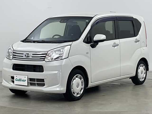 ダイハツ ムーヴ X リミテッド SAⅢ 道央・札幌 2019(令1)年 1.3万km パールホワイトⅢ ・純正ナビ&CD&AM&FM/・衝突被害軽減ブレーキ/・横滑り防止装置/・アイドリングストップ　/・Ｄ席シートヒーター　/・ベンチシート　/・ステアリングスイッチ　/・オートライト　/・オートマチックハイビーム/・スマートキー　/・社外ＡＷ夏タイヤ積込