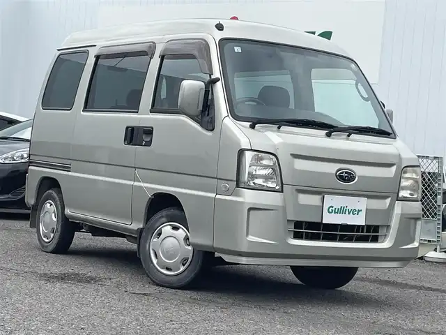 スバル サンバー ディアス 道央・札幌 2012(平24)年 7.9万km シャンパンメタリック ワンオーナー/４ＷＤ/純正オーディオ/純正フロアマット/純正ドアバイザー/ＡＣエアコン/リアヒーター