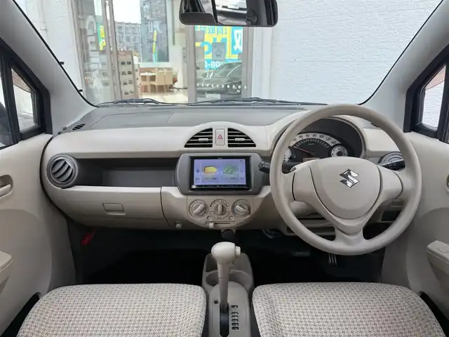 スズキ アルト F 愛知県 2013(平25)年 10.6万km ミルクティーベージュメタリック /社外メモリナビ//地デジ//AM/FM/BT/USB/CD/DVD/SD//ETC//リモコンキー//純正フロアマット//純正ドアバイザー//ハロゲンライト//スペアタイヤ//ISOFIX//スペアキー//取扱説明書/保証書/記録簿R4R6