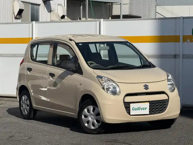 スズキ アルト F 愛知県 2013(平25)年 10.6万km ミルクティーベージュメタリック /社外メモリナビ//地デジ//AM/FM/BT/USB/CD/DVD/SD//ETC//リモコンキー//純正フロアマット//純正ドアバイザー//ハロゲンライト//スペアタイヤ//ISOFIX//スペアキー//取扱説明書/保証書/記録簿R4R6