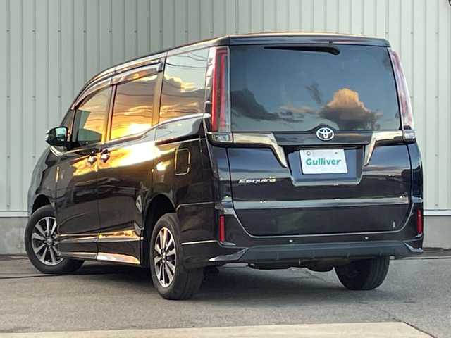 トヨタ エスクァイア Gi プレミアムパッケージ ブラックテーラード 山形県 2019(平31)年 13万km スパークリングブラックパールクリスタルシャイン 4WD/衝突被害軽減システム/TRDエアロ/フリップダウンモニター/純正SDナビ/　　【CD DVD BT フルセグ MSV】/バックカメラ/両側パワースライドドア/クルーズコントロール/LEDオートヘッドライト/ハーフレザーシート/シートヒーター/アイドリングストップ/ステアリンングヒーター/ステアリングスイッチ/MTモード付AT/電動格納ウィンカーミラー/フォグランプ/WAAC/スマートキー×2/ETC