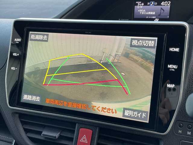 トヨタ エスクァイア Gi プレミアムパッケージ ブラックテーラード 山形県 2019(平31)年 13万km スパークリングブラックパールクリスタルシャイン 4WD/衝突被害軽減システム/TRDエアロ/フリップダウンモニター/純正SDナビ/　　【CD DVD BT フルセグ MSV】/バックカメラ/両側パワースライドドア/クルーズコントロール/LEDオートヘッドライト/ハーフレザーシート/シートヒーター/アイドリングストップ/ステアリンングヒーター/ステアリングスイッチ/MTモード付AT/電動格納ウィンカーミラー/フォグランプ/WAAC/スマートキー×2/ETC