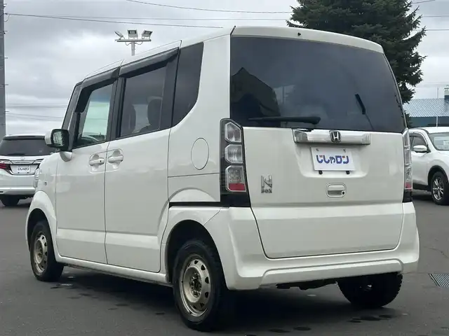 ホンダ Ｎ ＢＯＸ G Lパッケージ 道北・旭川 2012(平24)年 11.9万km プレミアムホワイトパール (株)IDOMが運営する【じしゃロン旭川店】の自社ローン専用車両になります。こちらは現金またはオートローンご利用時の価格です。自社ローンご希望の方は別途その旨お申付け下さい/　/・社外CDオーディオ/・ETC/・片側パワースライドドア/・スマートキー２個/・取扱説明書