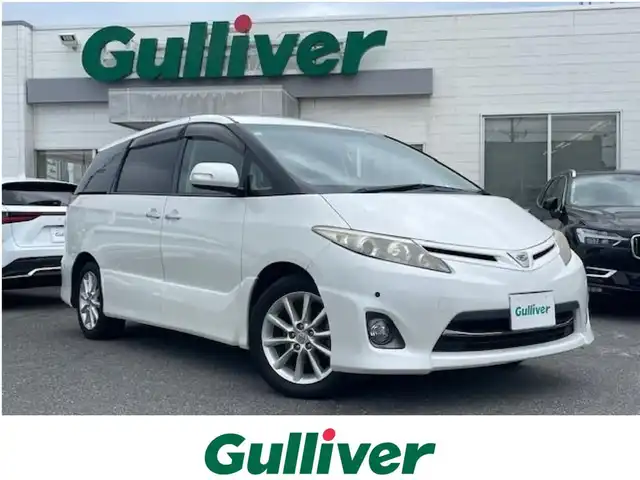 トヨタ エスティマ アエラス Gエディション 三重県 2011(平23)年 5.7万km ホワイトパールクリスタルシャイン 1オーナー/純正HDDナビ/ワンセグTV/【CD/DVD/MSV】/バックカメラ/ビルトインETC/両側パワースライドドア/クルーズコントロール/オートライト/HIDヘッドライト/フロントフォグランプ/プッシュスタート/スマートキー/スペアキー/純正フロアマット