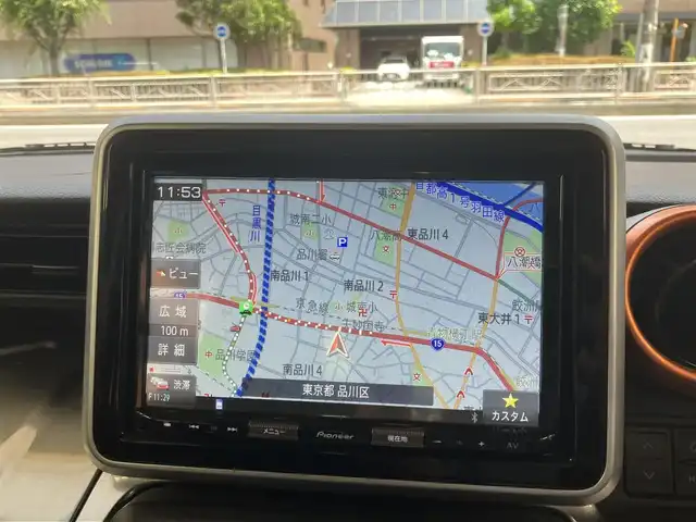 スズキ スペーシア ギア HYBRID XZターボ 東京都 2019(令1)年 3.6万km オフブルーメタリック/ガンメタリック2トーンルーフ ワンオーナー /純正ナビゲーション/地上デジタルテレビ/全方位モニター/ヘッドアップディスプレイHUD/ドライブレコーダー（前後）/ETC/クルーズコントロール/両側パワースライドドア/スマートキー/シートヒーター /パーソナルテーブル/セーフティーサポート/・デュアルセンサーブレーキサポート/・車線逸脱警報機能/・先行車発進お知らせ機能/・後退時ブレーキサポート/・リアパーキングセンサー/メーカー保証書/取扱説明書/点検整備記録簿R12356年