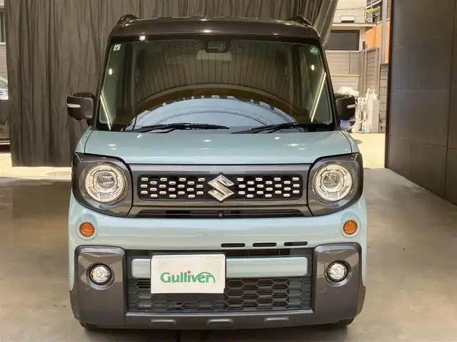 スズキ スペーシア ギア HYBRID XZターボ 東京都 2019(令1)年 3.6万km オフブルーメタリック/ガンメタリック2トーンルーフ ワンオーナー /純正ナビゲーション/地上デジタルテレビ/全方位モニター/ヘッドアップディスプレイHUD/ドライブレコーダー（前後）/ETC/クルーズコントロール/両側パワースライドドア/スマートキー/シートヒーター /パーソナルテーブル/セーフティーサポート/・デュアルセンサーブレーキサポート/・車線逸脱警報機能/・先行車発進お知らせ機能/・後退時ブレーキサポート/・リアパーキングセンサー/メーカー保証書/取扱説明書/点検整備記録簿R12356年