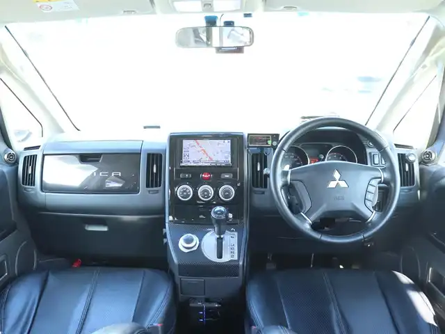 三菱 デリカＤ：５ G－Power package 神奈川県 2009(平21)年 10.9万km ディープブラックマイカ ワンオーナー/メモリナビ/フルセグTV/バックカメラ/16インチAW GOODRICH AllTerrainタイヤ/柿本改マフラー/GOQBUTO ROO-Bar/フリップダウンモニター/クルーズコントロール/ドアバイザー/片側パワースライドドア/ETC/HID/保証書/取説、ナビ説/スペアスマートキー