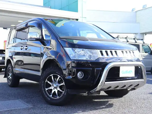 三菱 デリカＤ：５ G－Power package 神奈川県 2009(平21)年 10.9万km ディープブラックマイカ ワンオーナー/メモリナビ/フルセグTV/バックカメラ/16インチAW GOODRICH AllTerrainタイヤ/柿本改マフラー/GOQBUTO ROO-Bar/フリップダウンモニター/クルーズコントロール/ドアバイザー/片側パワースライドドア/ETC/HID/保証書/取説、ナビ説/スペアスマートキー