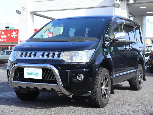 三菱 デリカＤ：５ G－Power package 神奈川県 2009(平21)年 10.9万km ディープブラックマイカ ワンオーナー/メモリナビ/フルセグTV/バックカメラ/16インチAW GOODRICH AllTerrainタイヤ/柿本改マフラー/GOQBUTO ROO-Bar/フリップダウンモニター/クルーズコントロール/ドアバイザー/片側パワースライドドア/ETC/HID/保証書/取説、ナビ説/スペアスマートキー