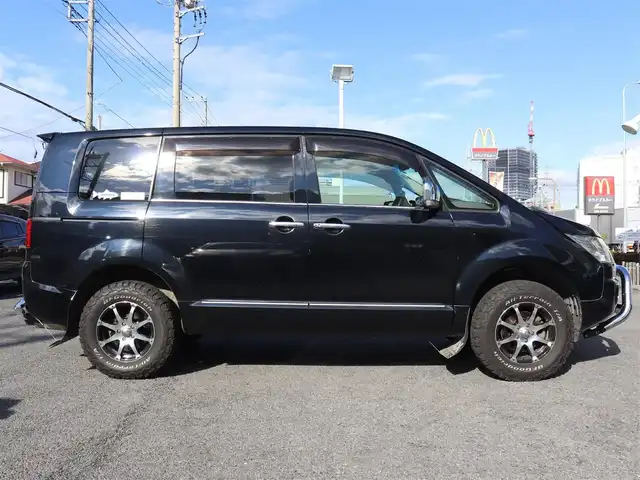 三菱 デリカＤ：５ G－Power package 神奈川県 2009(平21)年 10.9万km ディープブラックマイカ ワンオーナー/メモリナビ/フルセグTV/バックカメラ/16インチAW GOODRICH AllTerrainタイヤ/柿本改マフラー/GOQBUTO ROO-Bar/フリップダウンモニター/クルーズコントロール/ドアバイザー/片側パワースライドドア/ETC/HID/保証書/取説、ナビ説/スペアスマートキー