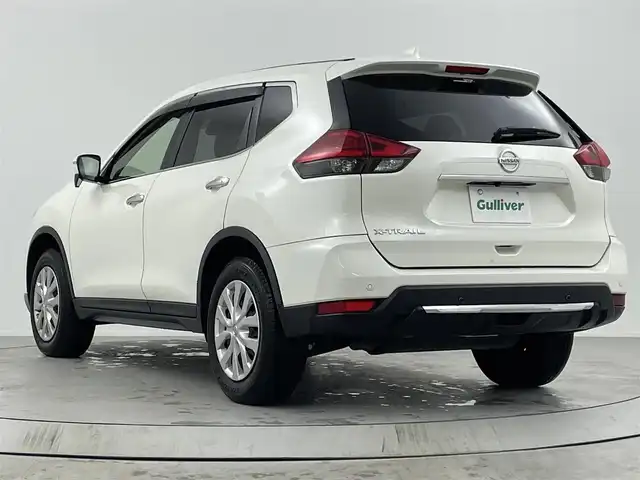 日産 エクストレイル 20S 熊本県 2017(平29)年 7.8万km ブリリアントホワイトパール 社外SDナビ/　(AM/FM/BT/フルTV/DISK/SD)/バックカメラ/スペアタイヤ/ETC/ドアバイザー/純正フロアマット/ステアリングスイッチ/電動格納ミラー/リモコンキー/レザーシート/ISOFIX/シガーソケット/ヘッドライトレベライザー