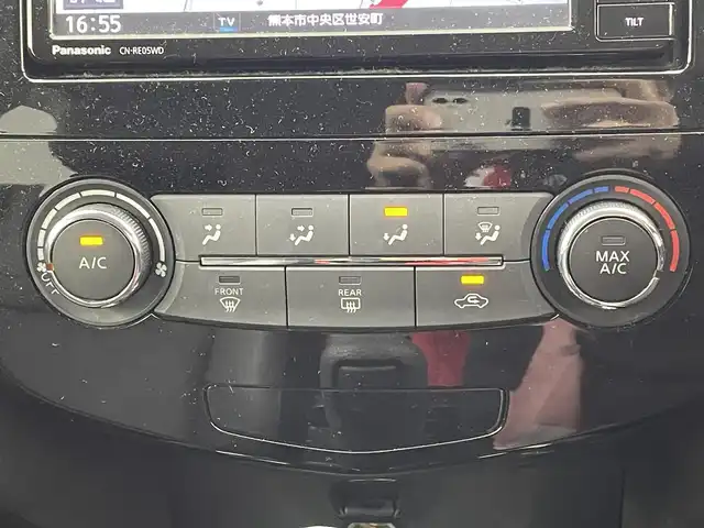 日産 エクストレイル 20S 熊本県 2017(平29)年 7.8万km ブリリアントホワイトパール 社外SDナビ/　(AM/FM/BT/フルTV/DISK/SD)/バックカメラ/スペアタイヤ/ETC/ドアバイザー/純正フロアマット/ステアリングスイッチ/電動格納ミラー/リモコンキー/レザーシート/ISOFIX/シガーソケット/ヘッドライトレベライザー