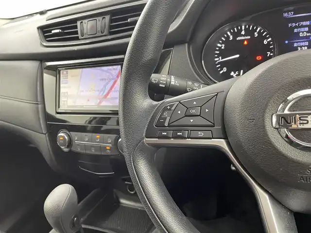 日産 エクストレイル 20S 熊本県 2017(平29)年 7.8万km ブリリアントホワイトパール 社外SDナビ/　(AM/FM/BT/フルTV/DISK/SD)/バックカメラ/スペアタイヤ/ETC/ドアバイザー/純正フロアマット/ステアリングスイッチ/電動格納ミラー/リモコンキー/レザーシート/ISOFIX/シガーソケット/ヘッドライトレベライザー