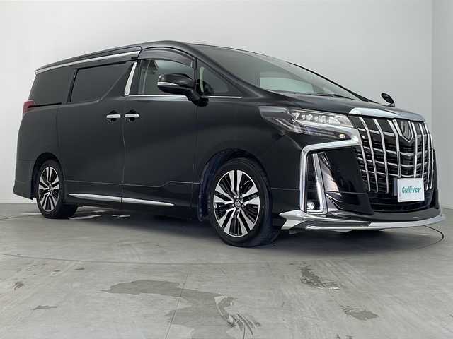 トヨタ アルファード S Cパッケージ 鹿児島県 2018(平30)年 5.8万km ブラック アルパイン製11インチナビ/（CD/DVD/BT/フルセグTV）/アルパイン製フリップダウンモニター/モデリスタフルエアロ/サンルーフ/プリクラッシュセーフティ/レーンキープアシスト/ブラインドスポットモニター/レーダークルーズコントロール/オートライト/オートハイビーム/パワーシート/シートヒーター/シートベンチレーション/デジタルインナーミラー
