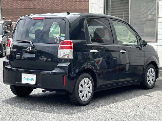 トヨタ スペイド F 福岡県 2014(平26)年 7.2万km ブラックマイカ 社外メモリナビ【AVN-R7W】/　（AM/FM/CD/DVD/Bluetooth/フルセグTV）/横滑り防止装置/ETC/片側パワースライドドア/電格ウインカーミラー/ISOFIX/盗難防止装置/保証書/取扱説明書/ナビ取扱説明書